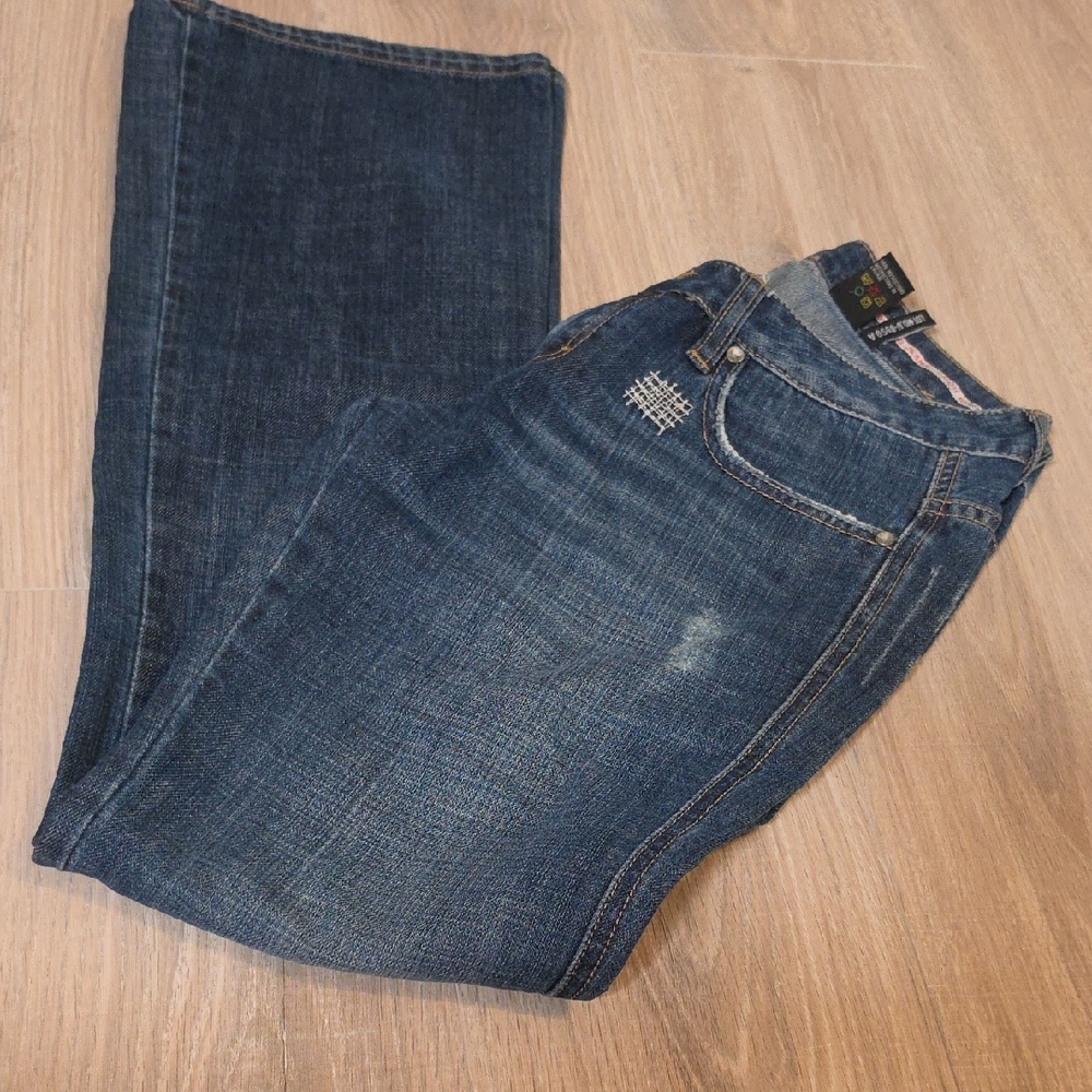 Buffalo David Bitton Dark Blue Flare Jeans